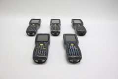 Lot of 5 Honeywell LXE MX7 Handheld Barcode Scanner Terminal – Parts Only