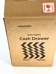 Volcora POS Cash Drawer 13″ Model 500022 No Cables Untested As-Is