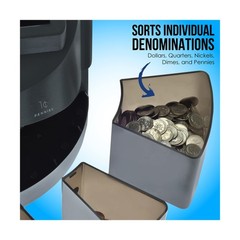 Nadex S540 Pro | Coin Counter, Sorter, and Wrapper | Sorts up t… USA FAST SHIP