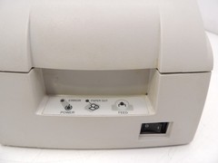 White Epson TM-U220PB M188B POS Network Receipt Printer w/ New 2 Color Ribbon