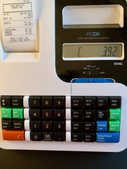 Royal Cash Register 410DX Cash Management System 89214G Keys Manual Tested Works
