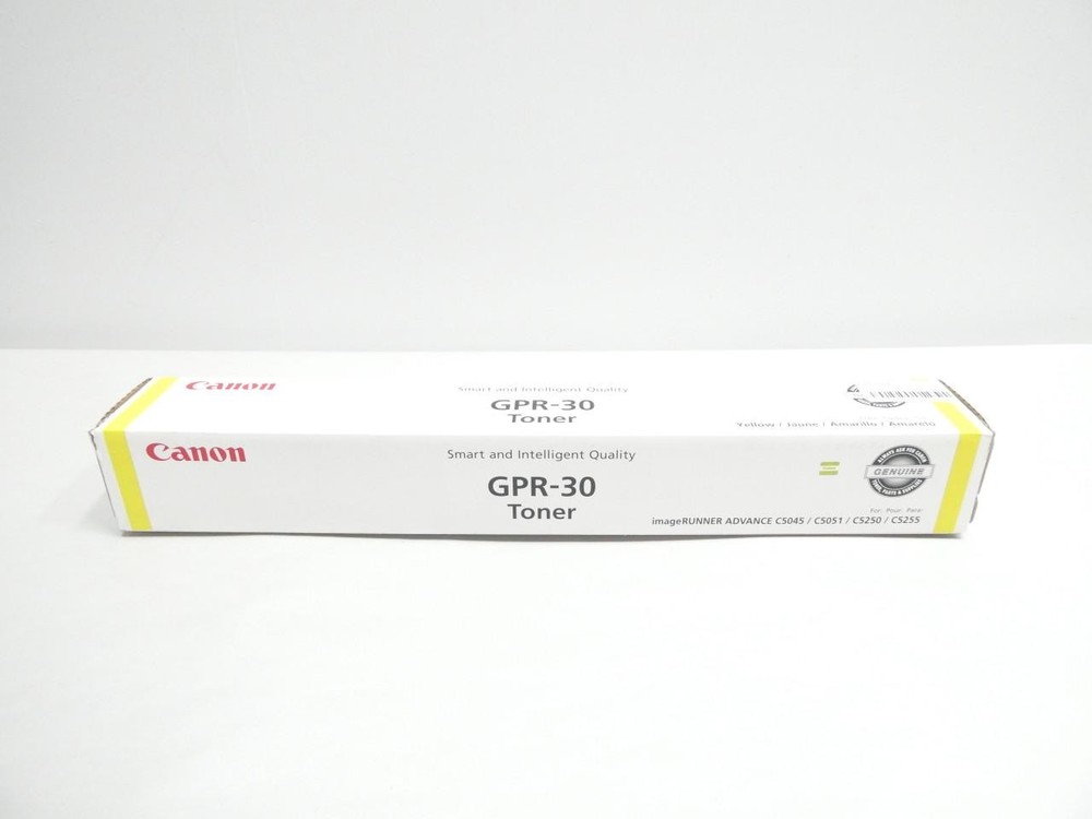 Genuine Oem Canon GPR-30 Yellow Toner Cartridge