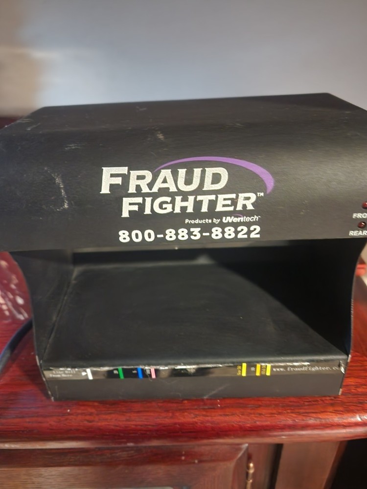 UVeritech UV-16 Counterfeit Detection Scanner UV Light Wired Metal