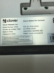 Clover Station Pro Terminal C503 WIFI Account Locked W/ Original Box
