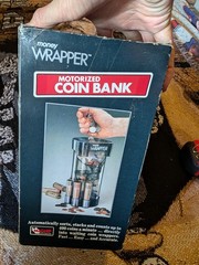 Vintage Money Wrapper Motorized Coin Sorter Bank Tested