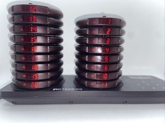 TD163 Pagers Wireless Pager System Queuing 17 Buzzers Food Truck***READ***
