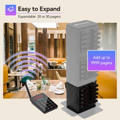 Retekess TD177 Restaurant Pager System Pagers For Restaurant 10 Buzzers For Bar