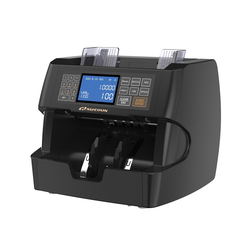 NUCOUN NC-5 Bill Counter Money Counter Machine Value Count Currency Detector