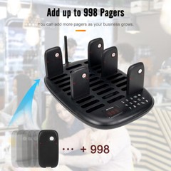 Retekess TD175P Restaurant Pager Calling Queuning System 30 Buzzer Cafe Bar Club