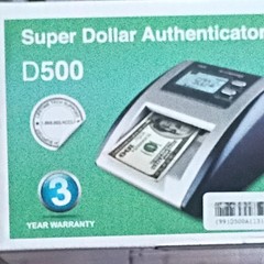 AccuBANKER D500 Wired Super Dollar Authenticator Counterfeit Detector Machine