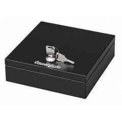 Sentry Safe Ds-1 Cashbox, Black, Steel, 2-1/8Inh, 6-3/4Inw