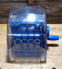 Royal Sovereign MS-1 Clear Blue Manual Hand Crank Coin Sorter Counter