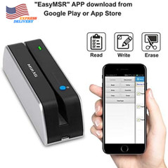 Bluetooth VIP Card Swiper Reader Writer Encoder Hico 3 Tracks USB & Bluetooth