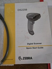Ingenico Desk 3500 | Ethernet | Terminal And A Zebra DS2208 Scanner And Paper