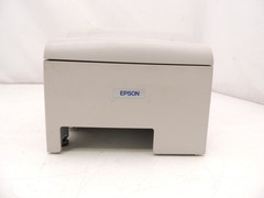 White Epson TM-U220PB M188B POS Network Receipt Printer w/ New 2 Color Ribbon