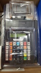 Refurbished Hypercom T7P Credit Card Machine with Power Supply In POS Box.