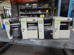 LOT OF 12 ZEBRA 105SL, 140XIIII, 140XIII, Z090-401-00004, CL4NX THERMAL LABEL PR