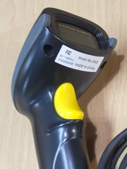 NADAMOO BUR3003 433MHz Wireless Barcode Scanner w/ Cord Tested Works 202205B