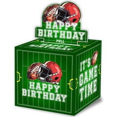 Football Birthday Money Gift Boxes for Cash, Sports Football Birthday Money P…