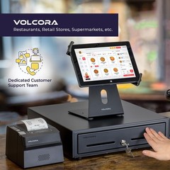 Volcora 16 Manual Push Open Cash Register Drawer for Point of Sale (POS) System,