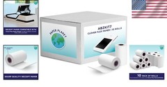 10-Roll Pack of Thermal Paper for Clover Flex C400, C401, C405 Printers