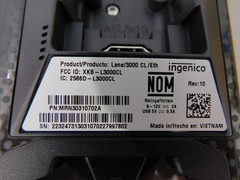 Ingenico Lane/3000 USJRS06A Credit Card Reader Terminal w/ New USB Cable