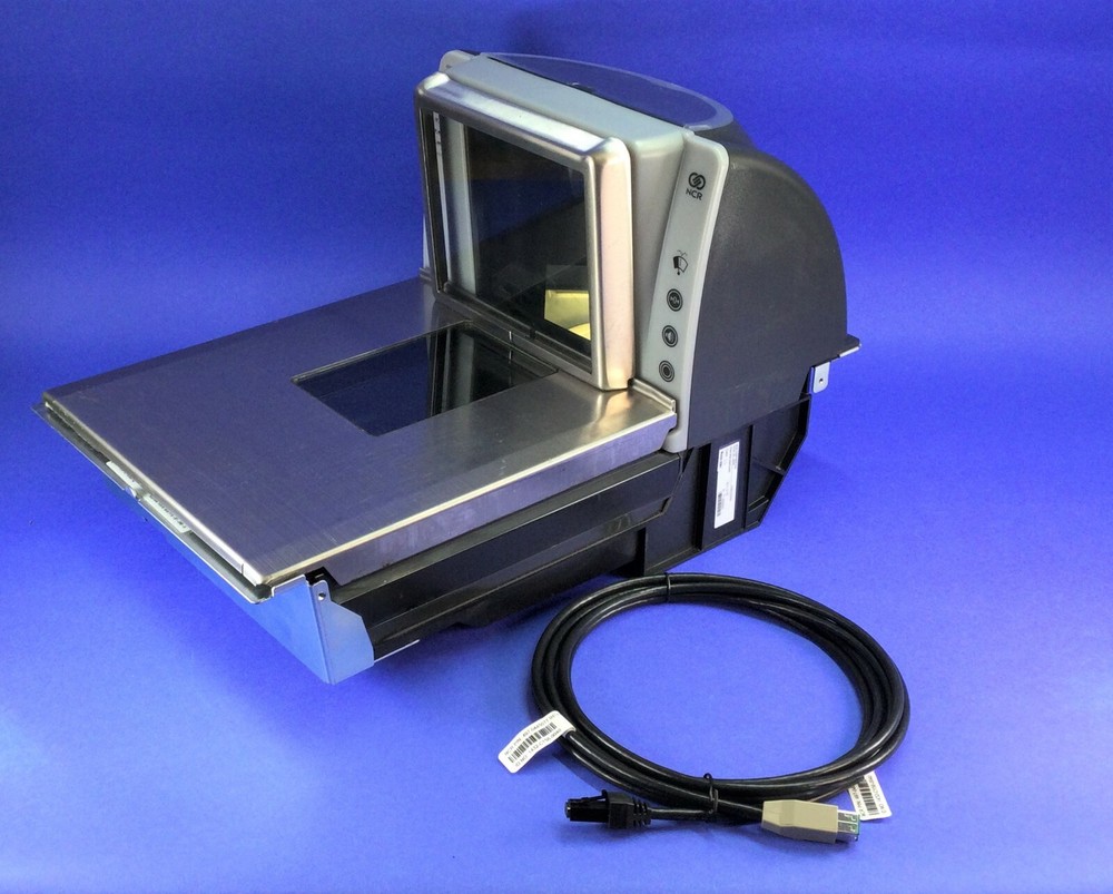 NCR RealScan 7878-2001 Scanner/Scale w/ 497-0445077 Power Cable – Refurbished