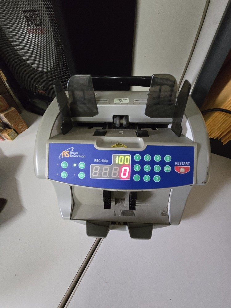 RS Royal Sovereign RBC-1003 Electric Bill Cash Counter