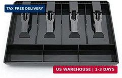 Cash Register Drawer Insert Tray- Cash Money Tray,Portable Currency Till Replace