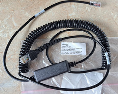 NCR 1639-K231 6-pin Coiled Scanner Serial Cable for Symbol Cyclone RJ50 10-pin