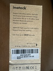 Inateck 2 in 1 Wireless Bluetooth USB Barcode Reader Scanner (BCST-10)
