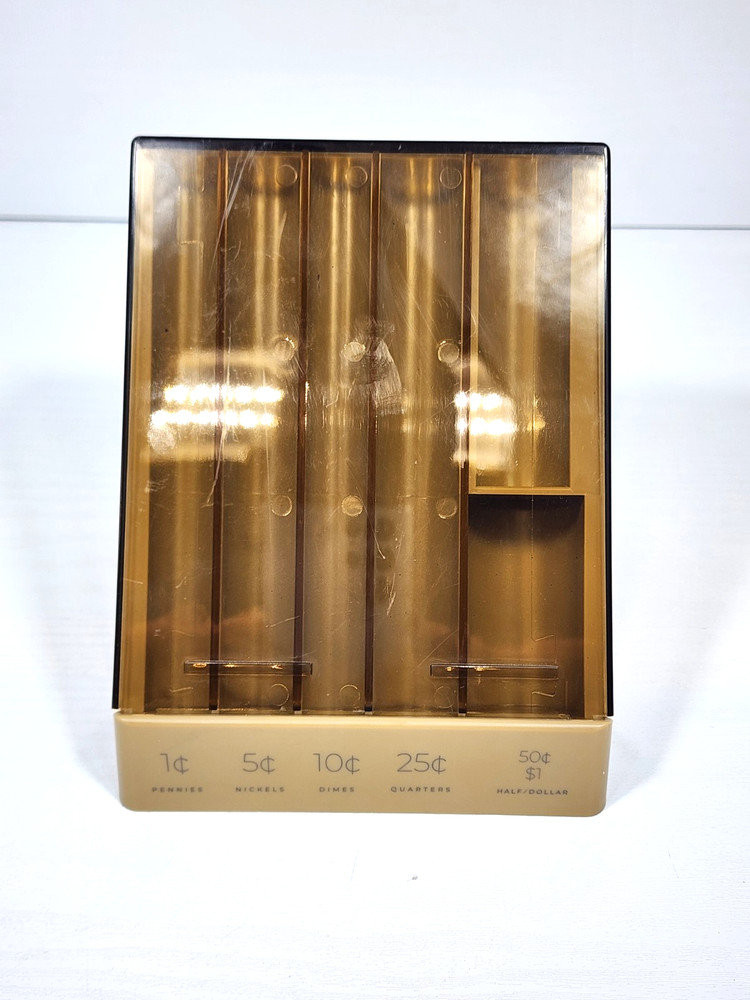 Nadex Vertical Coin Holder Pro – Coin Sorting Organizer Sorts Coins in Columns
