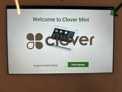 Clover Mini Wi-Fi C300 POS System + USB-C Triangle Hub With Aftermarket AC Adapt