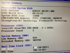 Micros POS Workstation 5A Intel Atom N450 @1.66GHz 0.5GB RAM NO HDD FAIR
