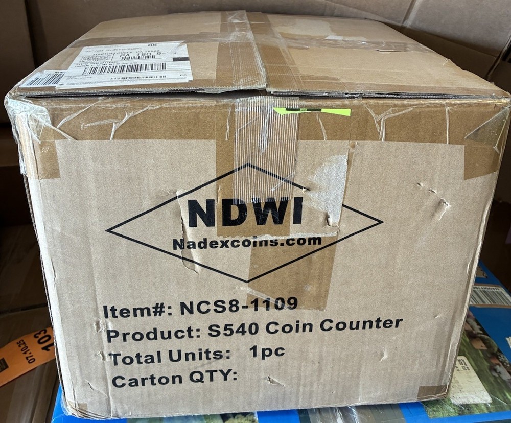 Nadex S540 Pro | Coin Counter, Sorter, and Wrapper | Up to 300 Coins Per Min
