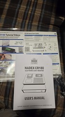 Nadex CR180 Electronic Cash Register, Steel Cash Drawer,