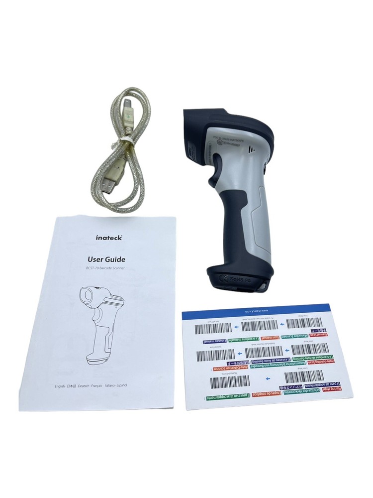 Inateck 1D Barcode Scanner Wireless Bluetooth Barcode Reader Scanner, BCST-70