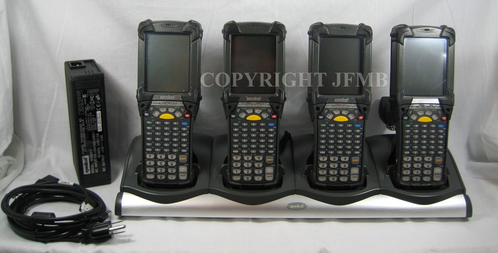 LOT of 4 SYMBOL MC9090G MC9090-G 1D CE 5.0 Laser Barcode Scanner Telnet Motorola