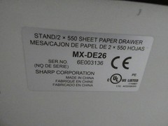 Sharp MX-3050N Color Laser Multifunction Printer 120v-ac