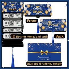 Graduation Money Holder 2026 with 10 Bill and 10 Card Slots, Surprise Congrat…