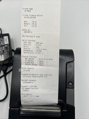 Epson TM-T88VI Point Of Sale Thermal Receipt Printer w/ Power Supply M338A