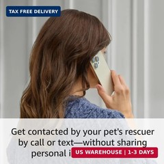 Ring Pet Tag | Easy-to-use tag with QR code | Real-time scan alerts | Shareable