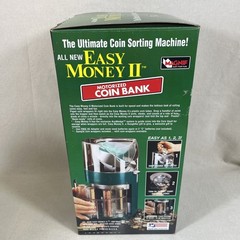 Vtg 90’s Magnif Easy Money 2 Ultimate Motorized Coin Bank Sorter w/ Ac Adapter