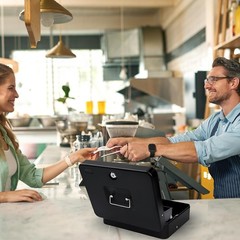 Cash Box with Money Tray and TOP Key & Push-Button Lock, Money Saving Lock Bo…