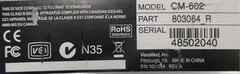 Vocollect CM-602-1 Five Bay Battery Charger For Talkman T2 Series + Power Supply