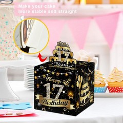 Money Box for Cash Birthday Gift, 17 Years Old Surprise Box Gift Box for Mone…