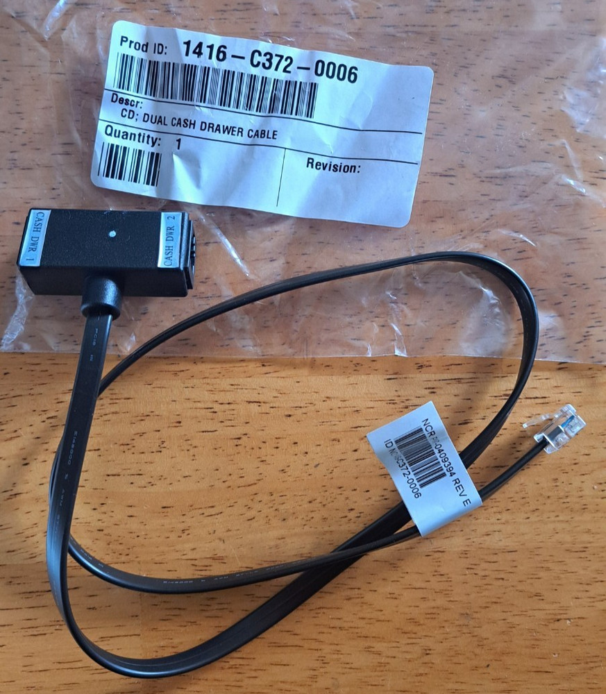 NCR Dual Cash Drawer “Y” Adapter Cable Replaces 1639-K045 & CB10330 For Epson
