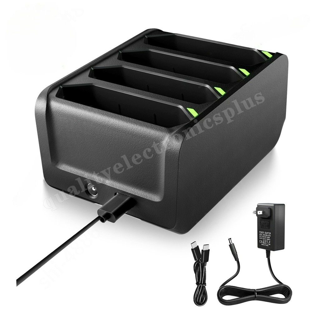 4-Port Battery Charger Cradle Adapter For Zebra TC75AH TC700H TC700K TC77HL TC77