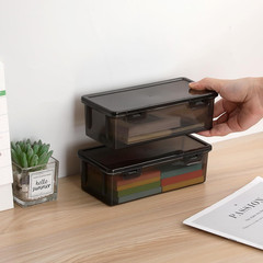 2 Packs Plastic Cash Box Money Organizer Black Currency 2 Pcs,