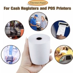 TK Thermal King 30 Rolls 3 1/8″ 230′ feet White Thermal Paper Cash Register P…
